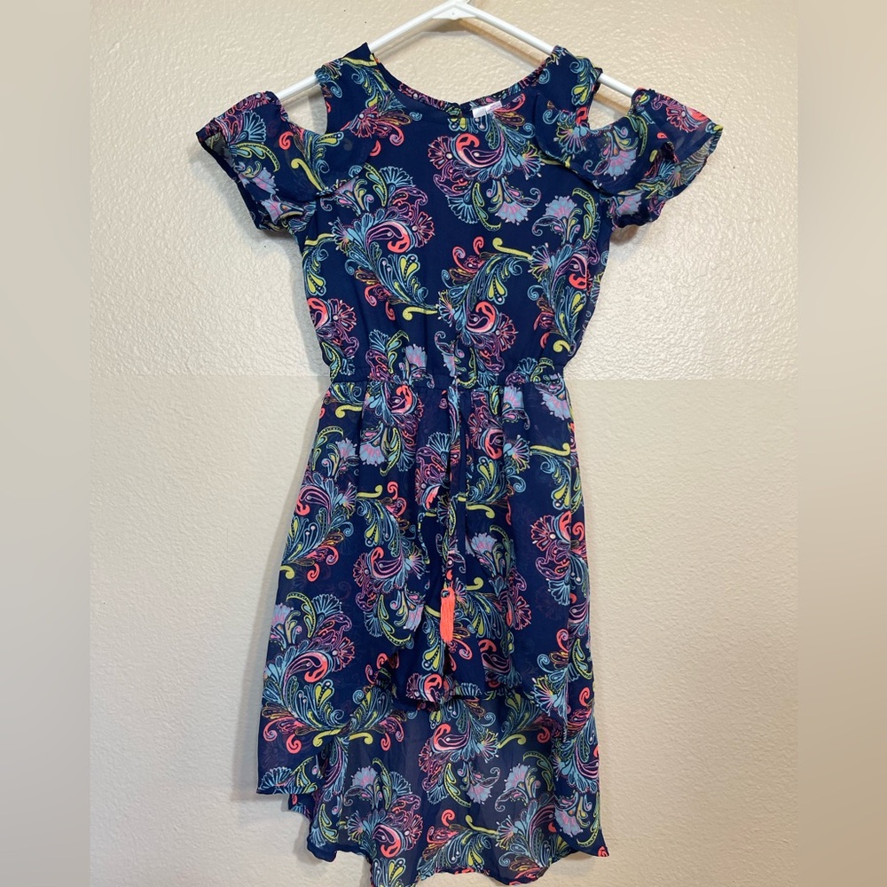 Japna Kids girls 8 Skort dress - Blue and Pink